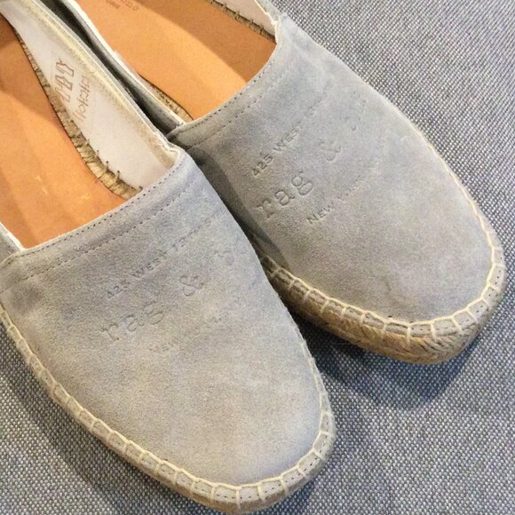 NEW Rag & Bone Edie Espadrilles in Cemento. Size 38. Retail- $275 - Picture 5 of 11